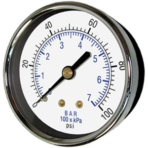 102D Utility Gauge, Center Back Mount
Item: 102D